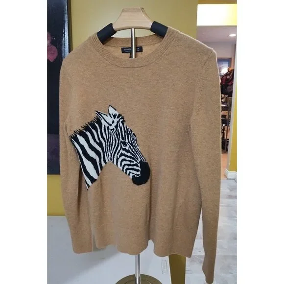 Ladies Wool Crewneck Sweater L - Picture 1 of 4